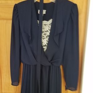 Navy blue dress
